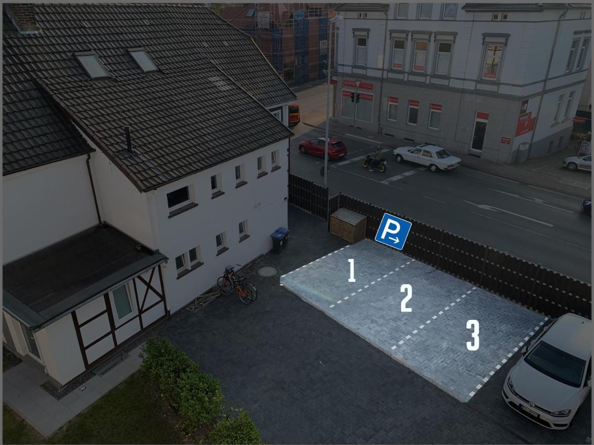 W1 - Kontaktloser 24H Check In, W-Lan, Netflix, Parkplatz, Kueche, Boxspring-Bett Bückeburg Zewnętrze zdjęcie